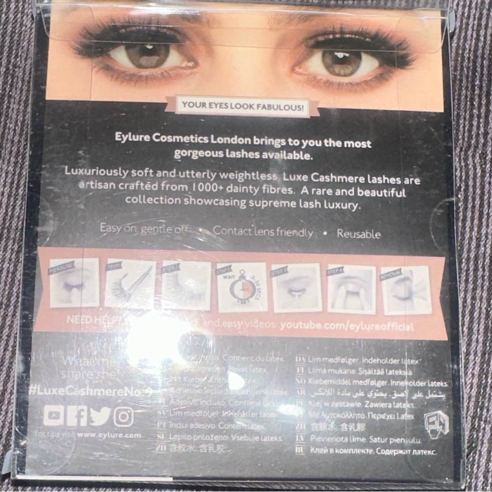 NIB | Eylure strip lashes | Luxe Cashmere - Picture 2 of 3
